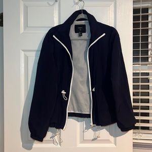 Navy Windbreaker